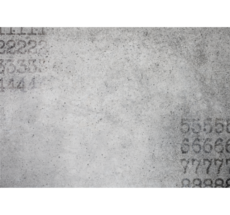 Persiana enrollable gris textura de piedra numérica - TenVinilo