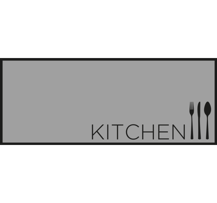 Persiana enrollable gris para cocina moderna - TenVinilo