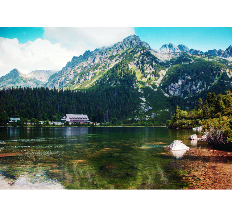 Persiana enrollable salón lago tatry polaco - TenVinilo