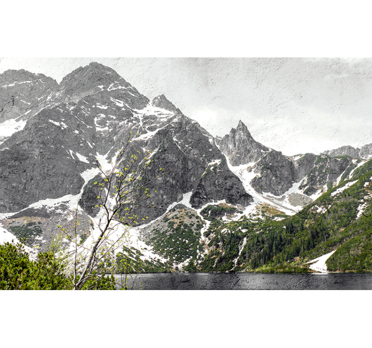 Persiana enrollable salón montaña polaca zakopane - TenVinilo
