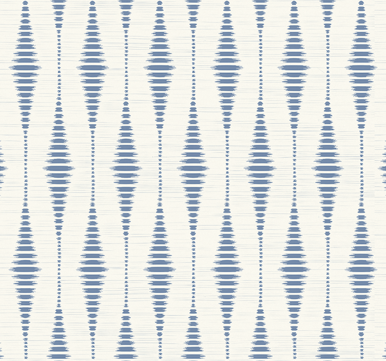 Persiana enrollable azul ikat rabaul azul y beige - TenVinilo