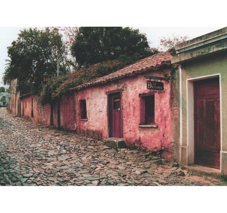 Persiana enrollable salón calles de colonia - TenVinilo