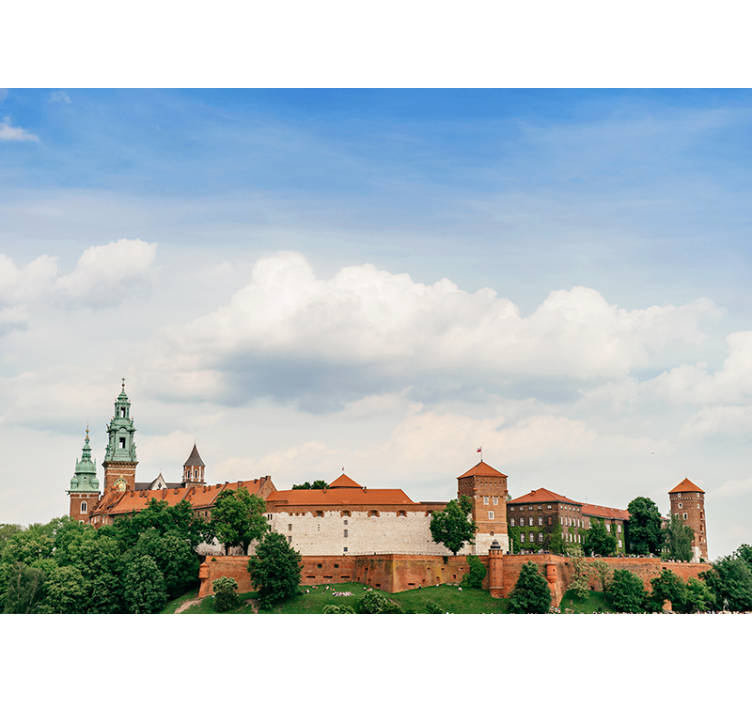 Persiana enrollable salón castillo real en cracovia - TenVinilo