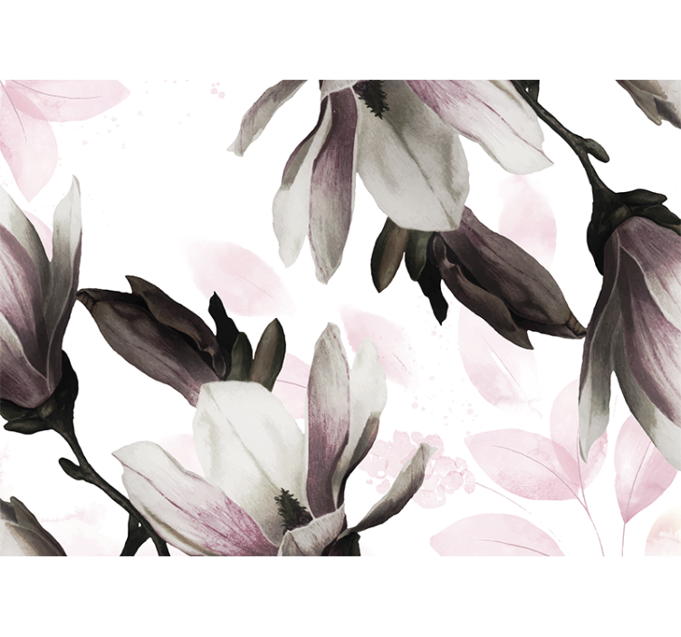 Persiana enrollable salón estilo glamour floral - TenVinilo
