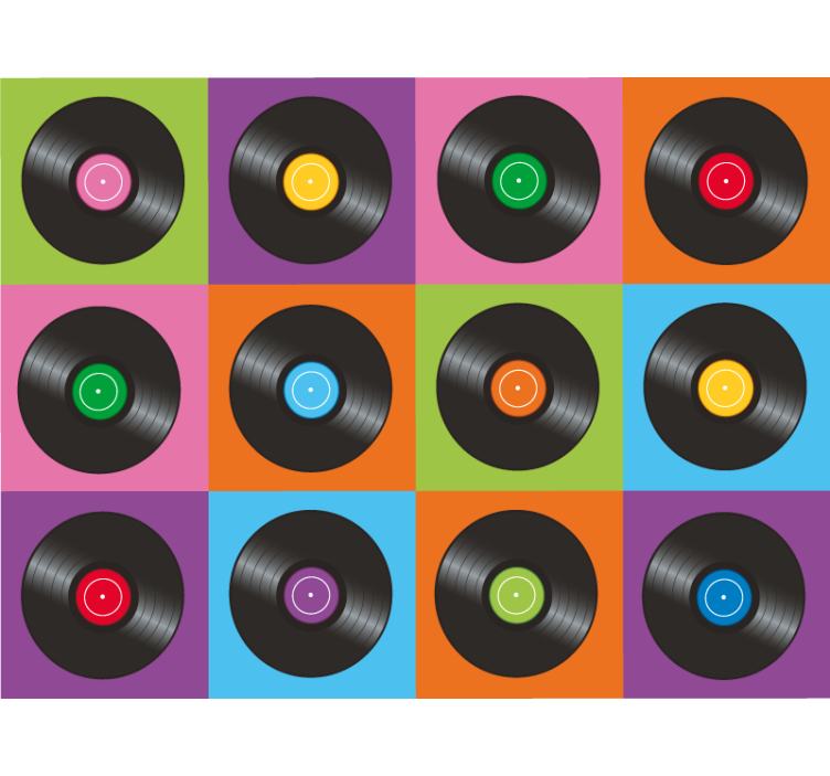 Persiana enrollable para cuarto platos de vinilo - TenVinilo