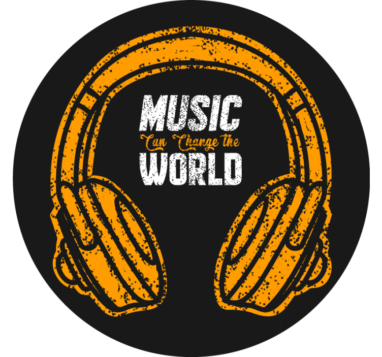 Persiana enrollable juvenil la música cambia el mundo - TenVinilo