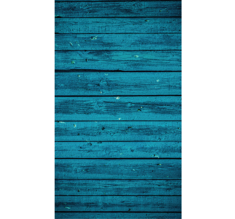 Persiana enrollable para cuarto madera azul - TenVinilo