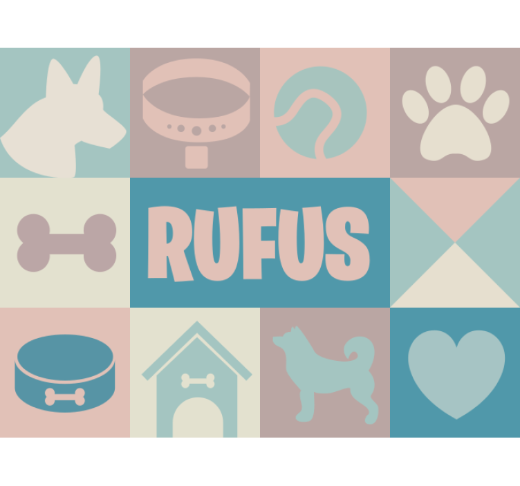 Persiana enrollable para cuarto perros personalizados - TenVinilo