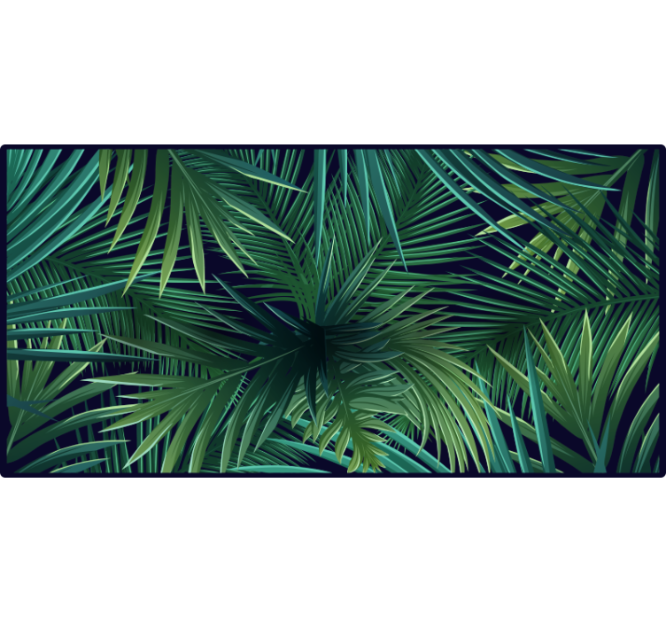 Persiana enrollable para cuarto hojas de monstera intensas - TenVinilo