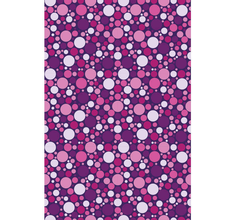 Estor habitación juvenil Puntos morados y rosas - TenVinilo