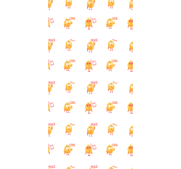 Persiana enrollable animales expresiones de pájaros lindos - TenVinilo