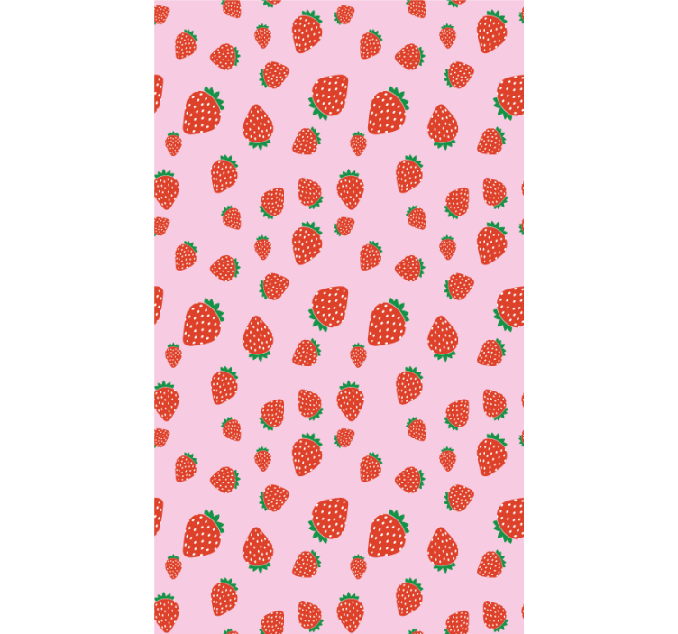 Persiana enrollable frutas delicias con estampado de fresas - TenVinilo