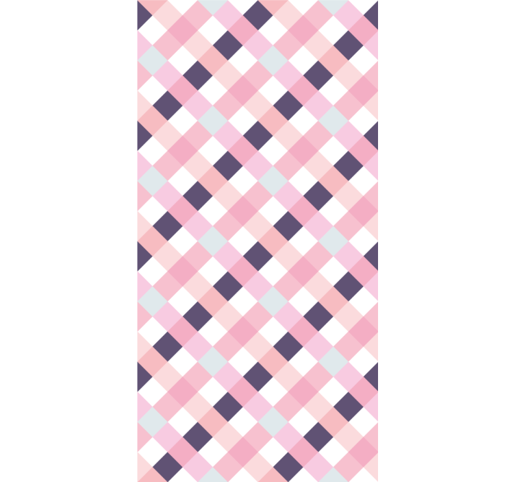 Persiana enrollable moderno armonía de patrón de diamante - TenVinilo