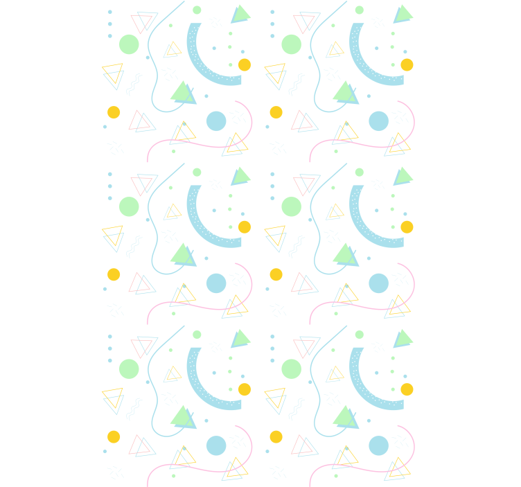 Persiana enrollable moderno matriz de formas geométricas - TenVinilo