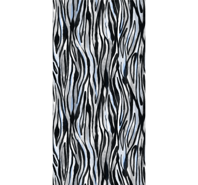 Persiana enrollable textura rayas de cebra abstractas - TenVinilo