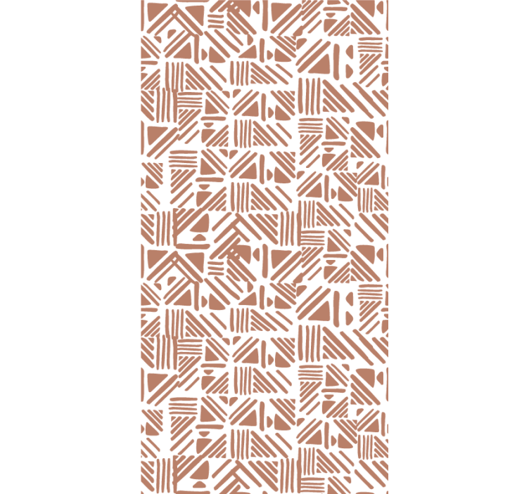 Persiana enrollable cuarto matrimonio elementos geométricos - TenVinilo