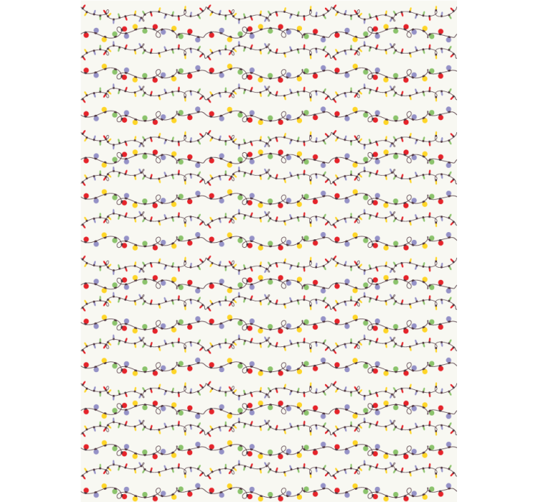 Persiana enrollable infantil luces de cadena de colores - TenVinilo