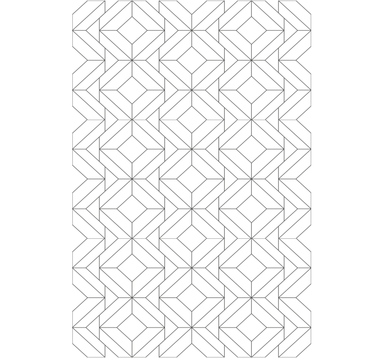 Persiana enrollable moderno bloques de figuras geométricas - TenVinilo