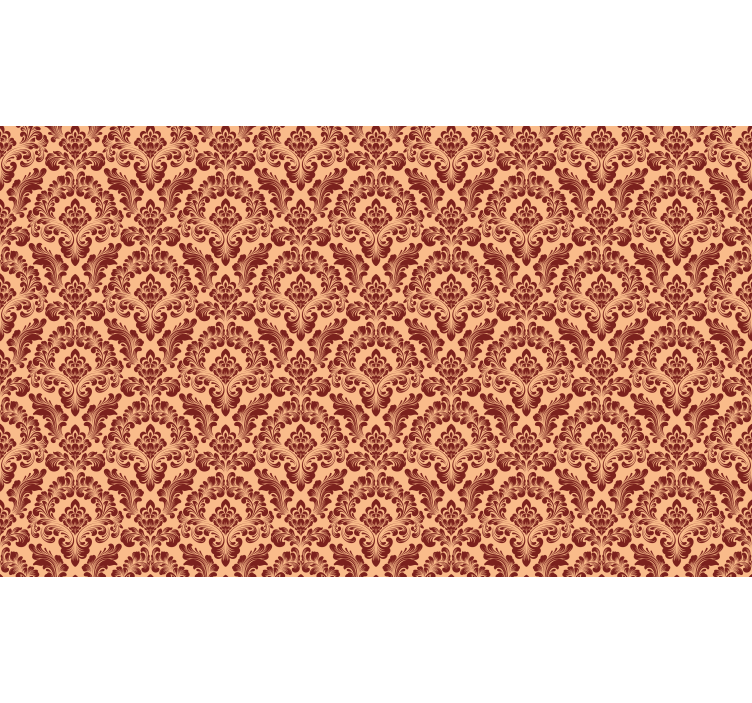 Persiana enrollable elegante tema floral intrincado - TenVinilo