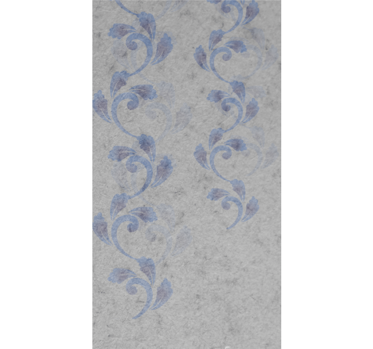 Persiana enrollable flores tema botánico ascendente - TenVinilo