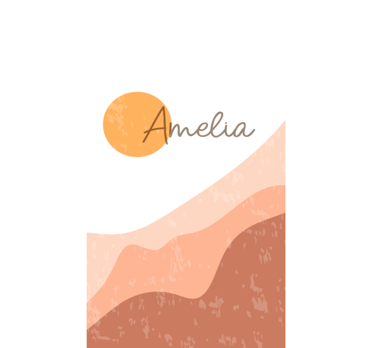 Persiana enrollable moderno diseño abstracto de amanecer - TenVinilo