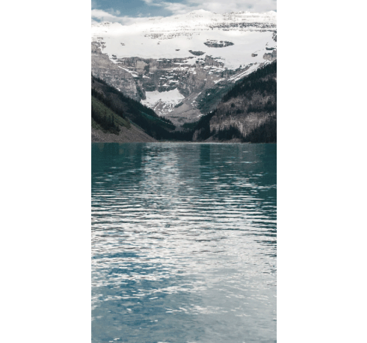 Persiana enrollable original reflejos del lago de montaña - TenVinilo