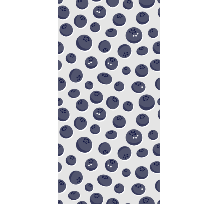 Persiana enrollable frutas motivo de arándanos - TenVinilo