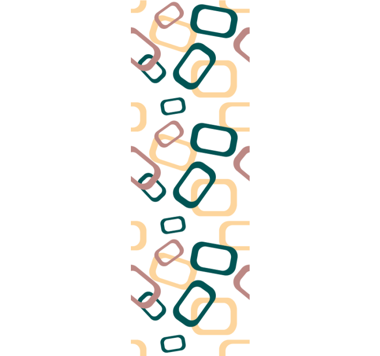 Estor enrollable nórdico formas abstractas - TenVinilo