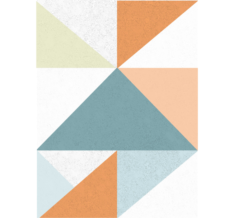 Persiana enrollable moderno patrón de triángulo geométrico - TenVinilo