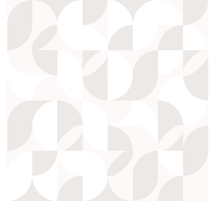 Estor para salón tonos blancos retro - TenVinilo