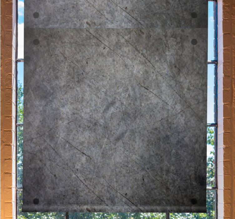 Estor rústico Decoración industrial efecto metal - TenVinilo