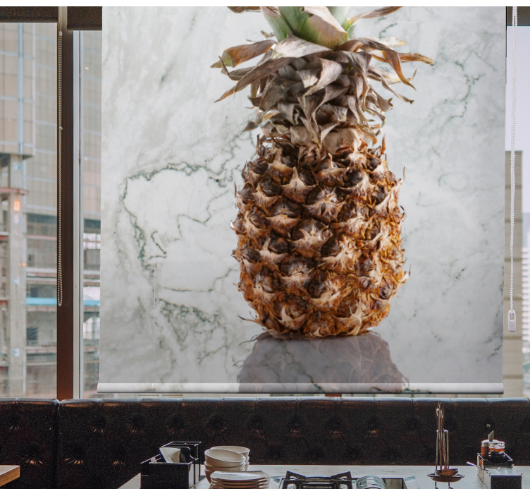 Persiana enrollable frutas delicia de piña - TenVinilo