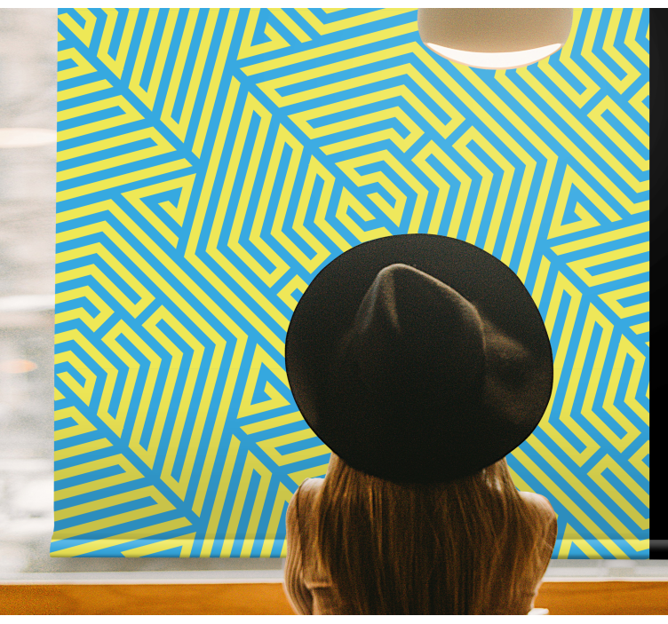 Persiana enrollable textura disposición lineal geométrica - TenVinilo