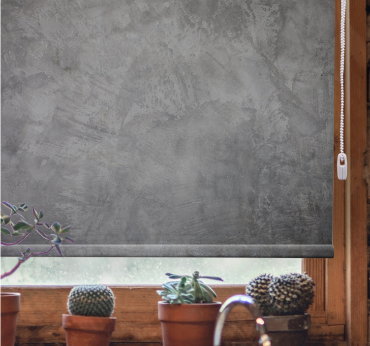 Persiana enrollable textura patrón de pared de hormigón - TenVinilo