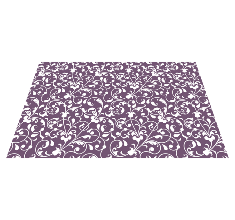 Mantel individual textura paisley morado - TenVinilo