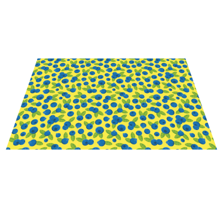 Individual mesa original patrón colorido de arándanos - TenVinilo