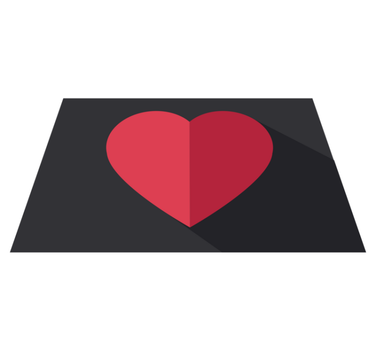 Manteles individuales originales Corazones rojos originales - TenVinilo