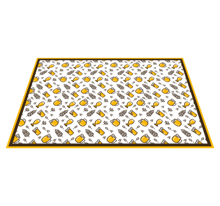 Individual mesa original iconos de cerveza artesanal - TenVinilo