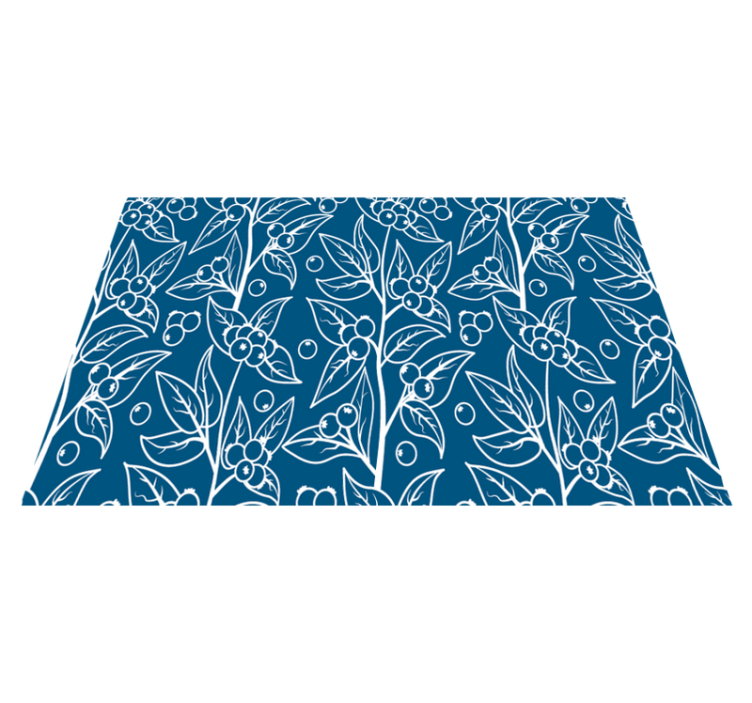 Individual mesa patrón floral delicado - TenVinilo