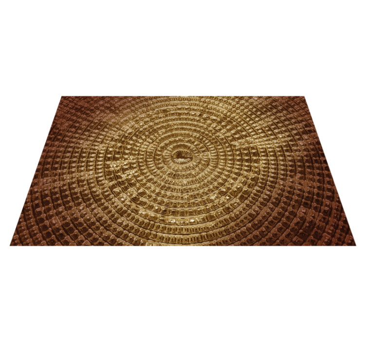 Mantel individual moderno Diseño circular - TenVinilo