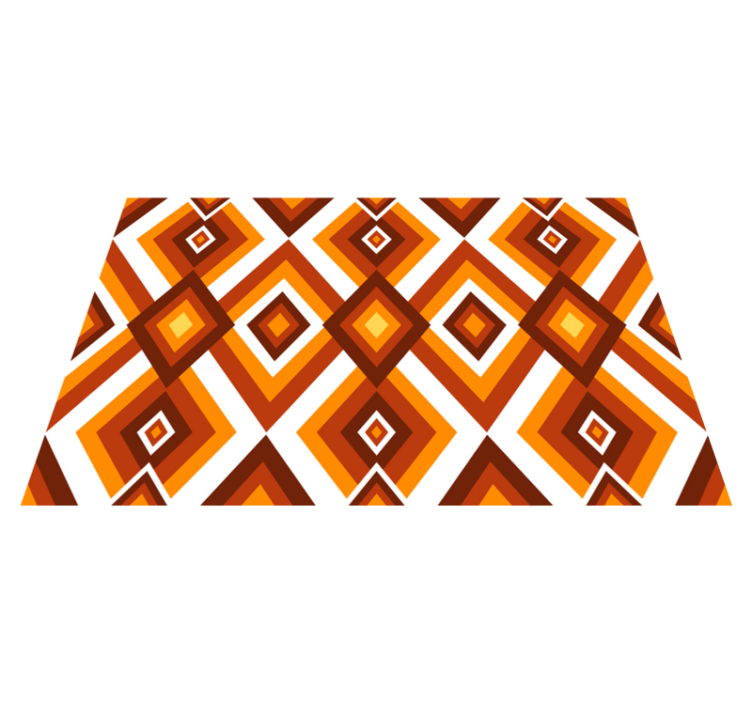 Mantel individual original Rombos artísticos de los 70 - TenVinilo