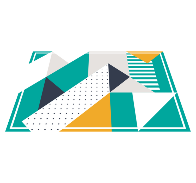 Individual mesa moderno formas geométricas - TenVinilo