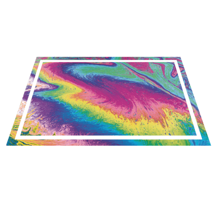 Individual mesa original motivo abstracto vibrante - TenVinilo