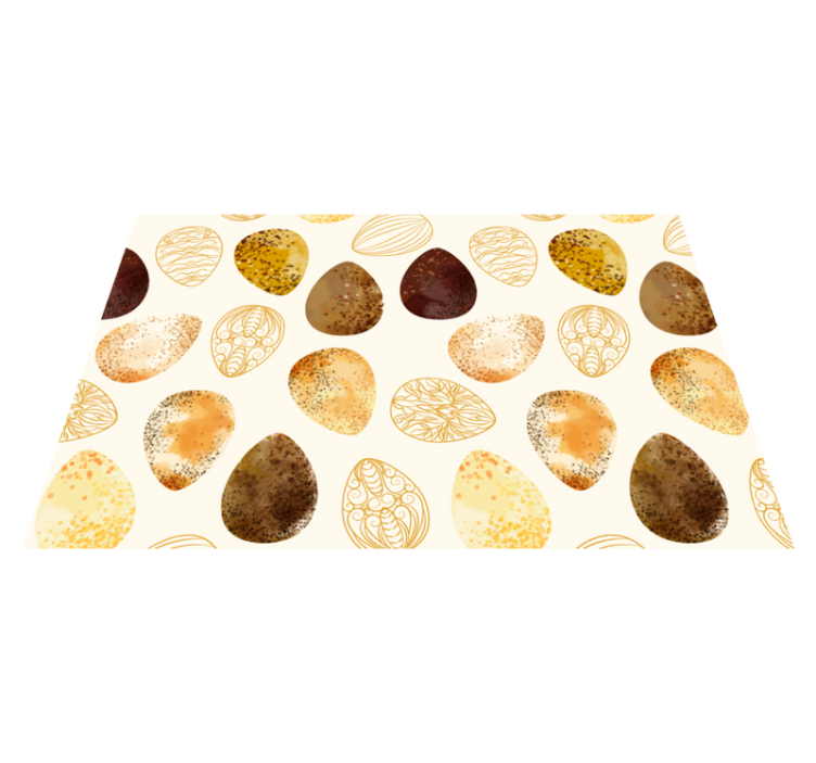 Individual mesa original motivo de huevo elegante - TenVinilo