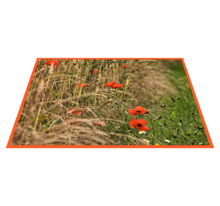 Individual mesa infantil disposición divertida de comida - TenVinilo