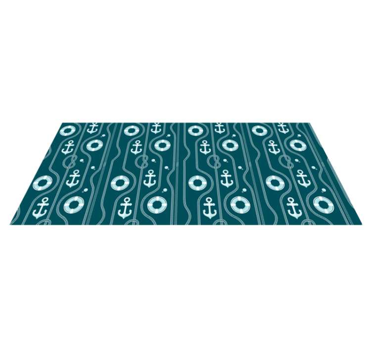 Individual mesa original motivo ancla náutica - TenVinilo