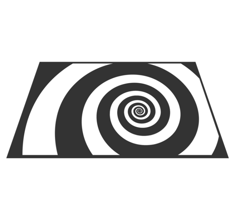 Individual mesa patrón efecto Óptico espiral - TenVinilo