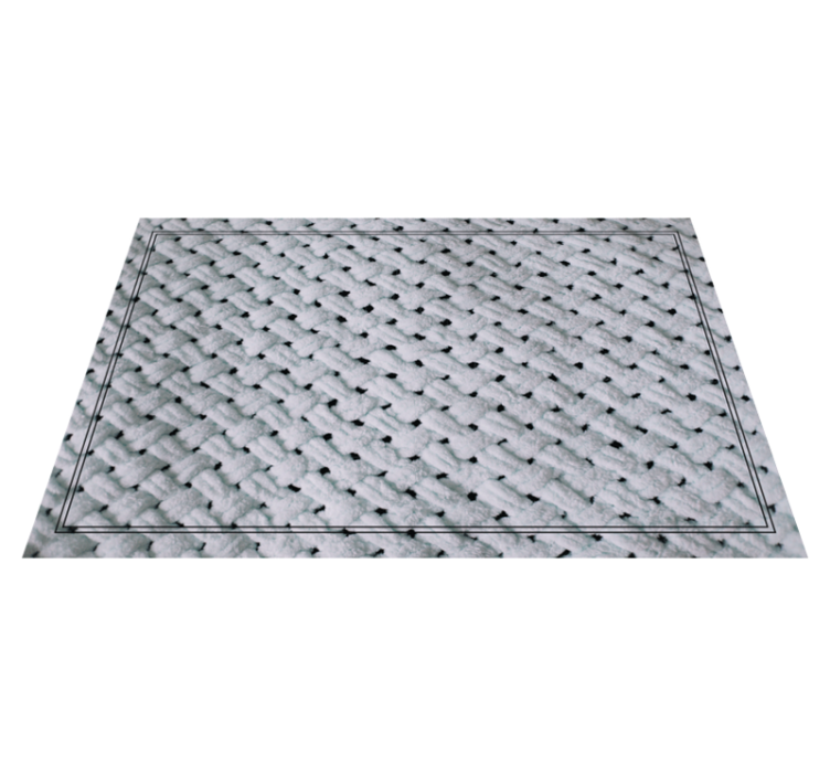 Individual mesa patrón superficie tejida - TenVinilo