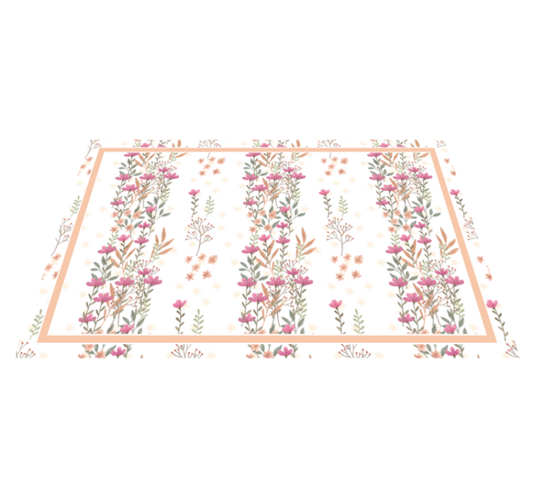 Individual mesa original composición botánica elegante - TenVinilo