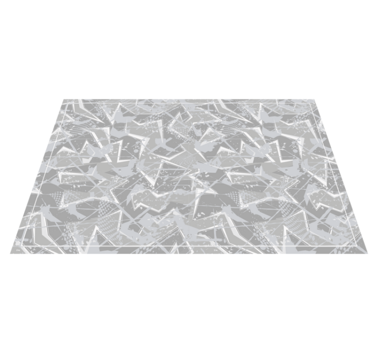 Individual mesa patrón formas geométricas abstractas - TenVinilo